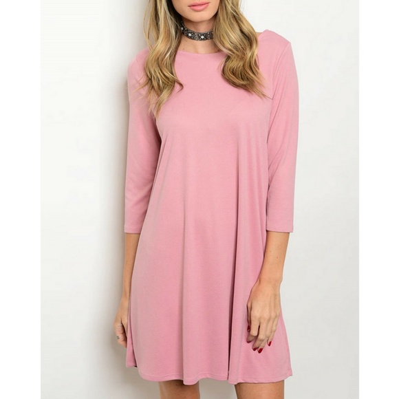 Dusty Blush Dress {Bo Bel} - Picture 2 of 3